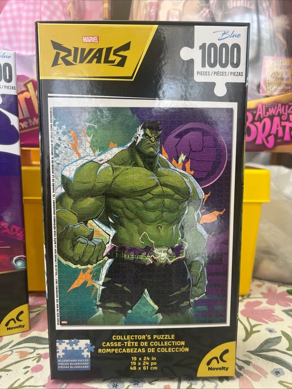 Marvel Gamerverse Marvel Rivals Hulk 1000 Pieces Blue Collector Puzzle